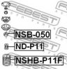 FEBEST ND-P11F Shock Absorber